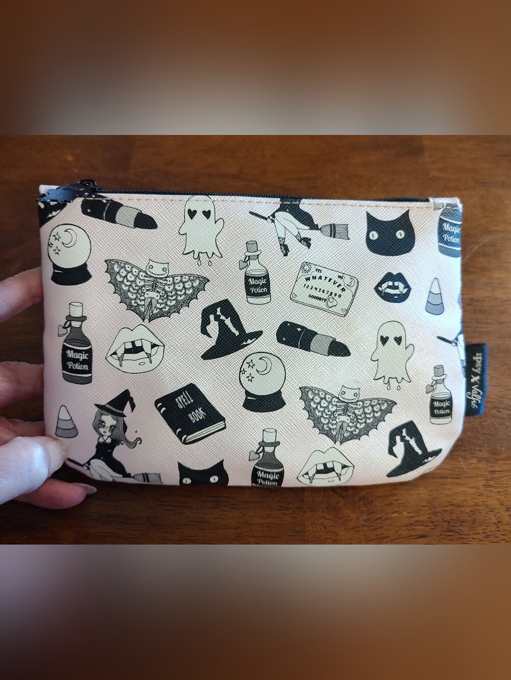 Pink Witchy Cosmetic Pouch